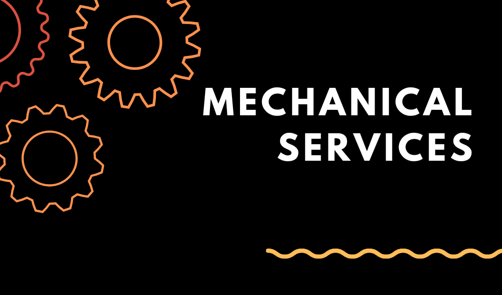 Black Orange Wheel Mechanic Business Card