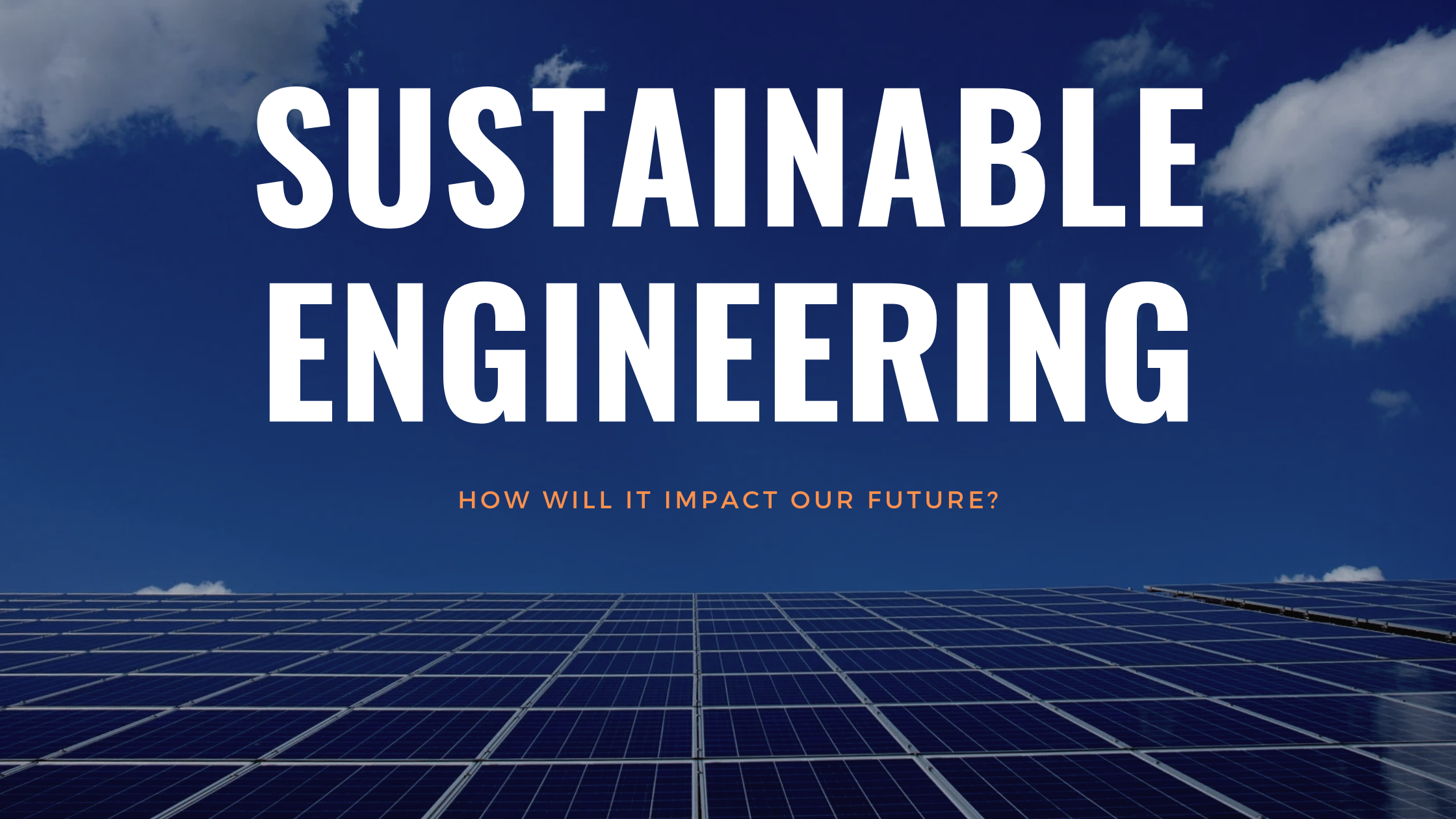 Solar Energy Blog Banner in Blue and Yellow Simple Style